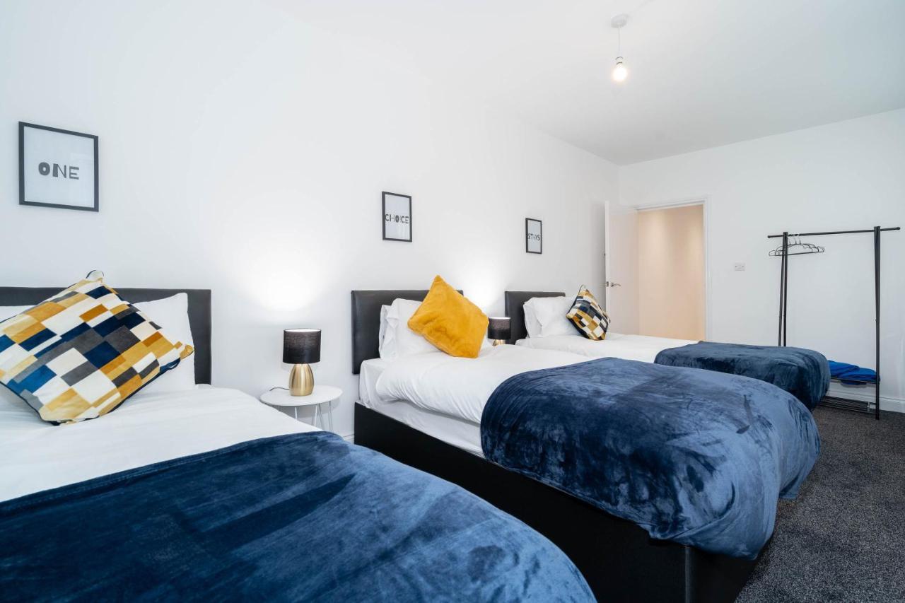 Three Bedroom Apartment- One Choice Stays Serviced Accommodation- Jewellery Quarter Birmingham Exterior foto